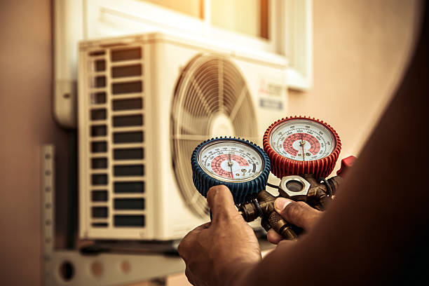 Professional Hvac Installation technician working in Forest, IN